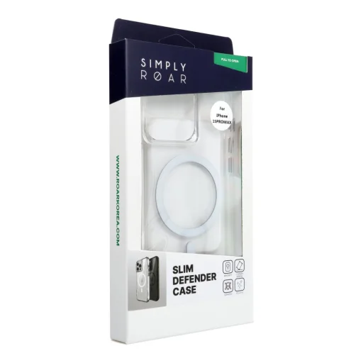 iPhone 15 Pro Max ROAR Slim Defender puzdro kompatibilné s MagSafe priehľadné - 2