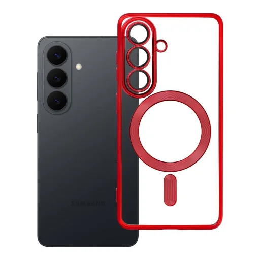 Samsung Galaxy S26 puzdro Electro Mag kompatibilné s MagSafe červené - 3