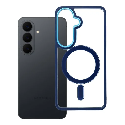 Samsung Galaxy S26 puzdro modré magnetické MagSafe kompatibilné Color Edge puzdro - 6