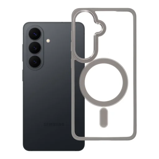 Puzdro Samsung Galaxy S26 Color Edge Mag kompatibilné s technológiou MagSafe titánovo sivé - 6