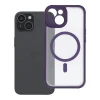 iPhone 15 Full Matte Mag puzdro, kompatibilné s technológiou MagSafe, fialové puzdro thumbnail