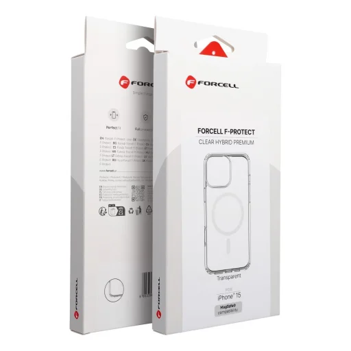 iPhone 15 Forcell F-Protect Clear Hybrid Prémium tok átlátszó - 10