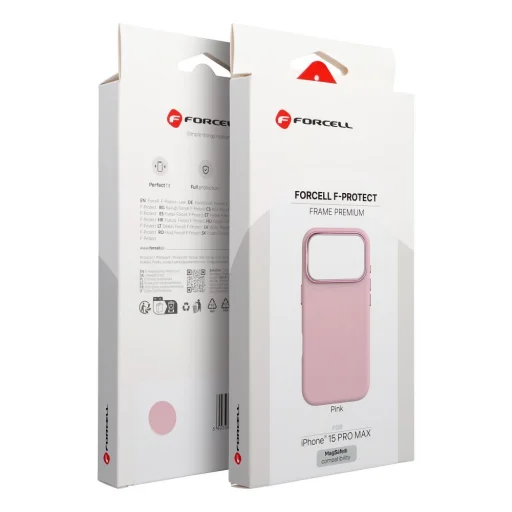 iPhone 15 Pro Max Forcell F-Protect Frame Premium puzdro kompatibilné s MagSafe ružové - 9