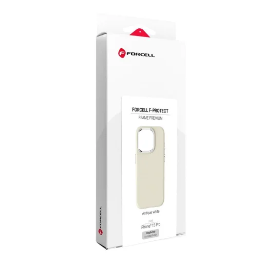iPhone 15 Pro puzdro Forcell F-Protect Frame Premium kompatibilné s MagSafe antická biela - 10