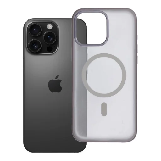 iPhone 16 Pro Max Flexline Mag puzdro sivé - 1