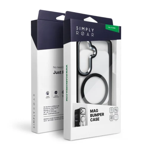 Puzdro pre Samsung Galaxy S26 Plus ROAR MAG BUMPER kompatibilné s MagSafe čierne - 7