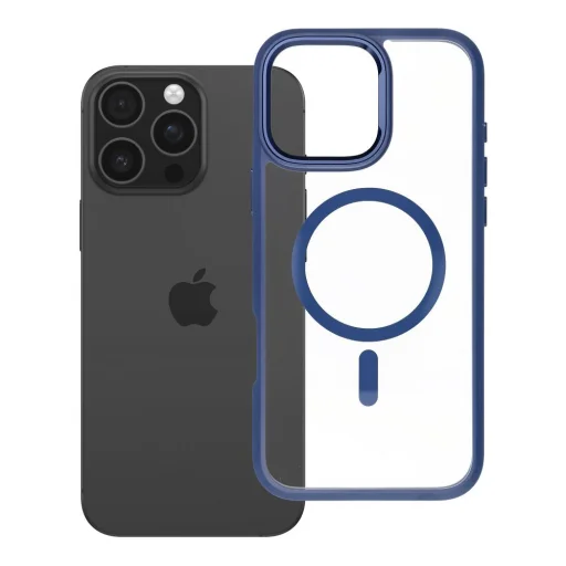 iPhone 16 Pro Max puzdro ROAR MAG BUMPER kompatibilné s MagSafe tmavomodré puzdro - 7