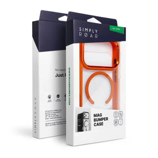 iPhone 17 Air puzdro ROAR MAG BUMPER kompatibilné s MagSafe oranžové - 6