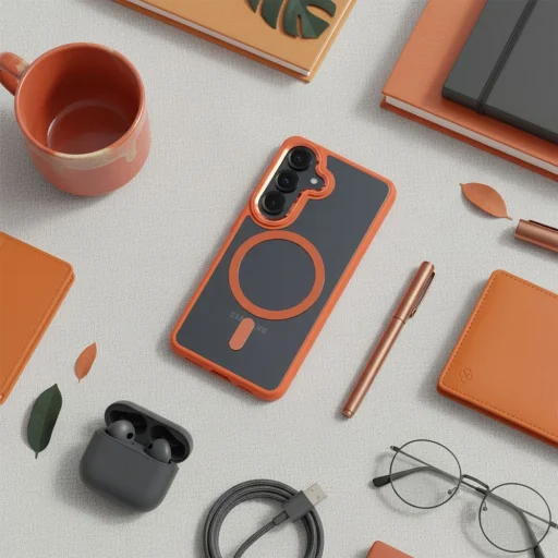 Samsung Galaxy S26 Plus ROAR MAG BUMPER puzdro oranžové - 4