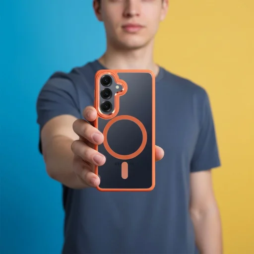 Samsung Galaxy S26 Plus ROAR MAG BUMPER puzdro oranžové - 5