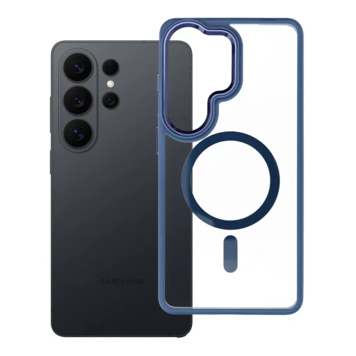 ROAR tok MÁGNESES ÜTKÖZŐ MagSafe-kompatibilitással SAMSUNG S26 Ultra készülékhez sötétkék tok - 8