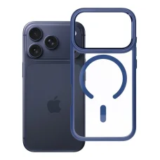 Puzdro na iPhone 17 Pro ROAR MAG BUMPER kompatibilné s MagSafe, tmavomodré