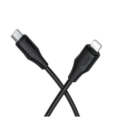 USB-C - Lightning kábel Hoco X124, 27W, 1m, čierny