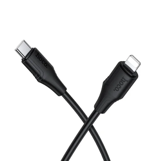 USB-C - Lightning kábel Hoco X124, 27W, 1m, čierny - 1