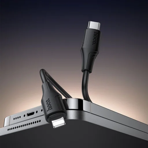 USB-C - Lightning kábel Hoco X124, 27W, 1m, čierny - 7