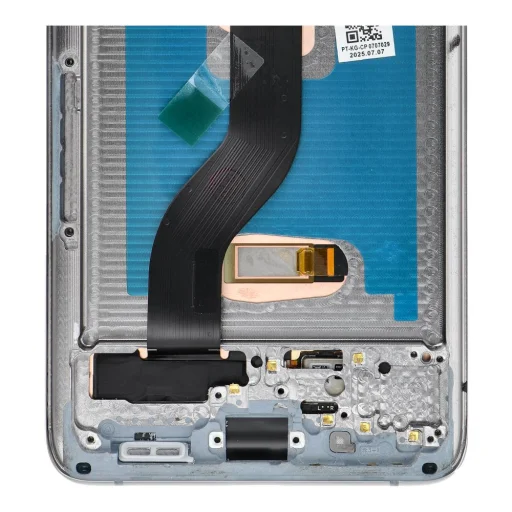 Samsung S20 Plus LCD kijelző Szürke SOFT OLED kerettel - 3