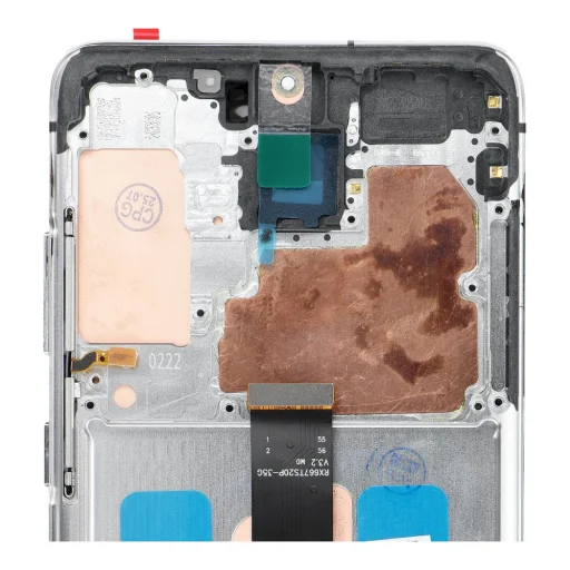 SAMSUNG S20 Plus Fehér LCD kijelző SOFT OLED kerettel - 2