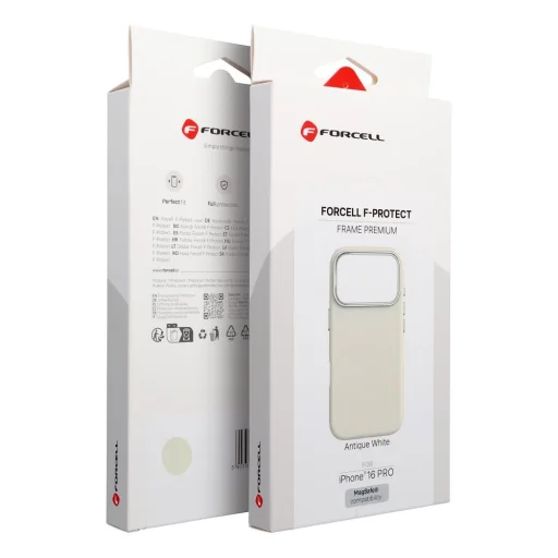 iPhone 16 Pro Forcell F-Protect Frame Premium puzdro antická biela - 9