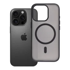 iPhone 16 Pro puzdro Flexline Mag puzdro kompatibilné so systémom MagSafe čierne