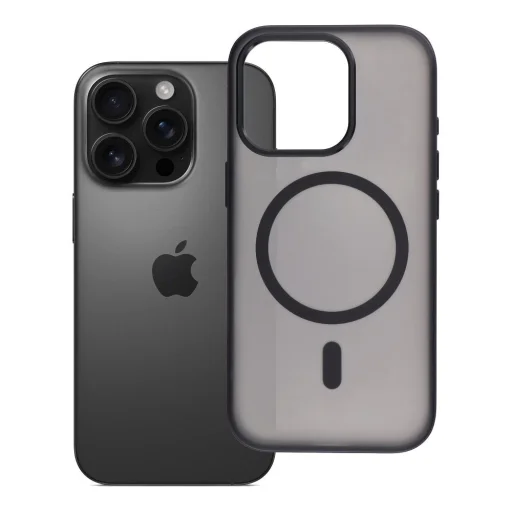 iPhone 16 Pro puzdro Flexline Mag puzdro kompatibilné so systémom MagSafe čierne - 1