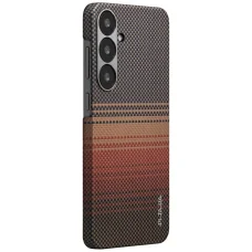 Samsung Galaxy S25 PITAKA Moonrise Tactile Woven MagSafe puzdro západ slnka