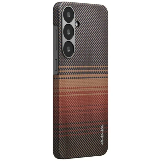 Samsung Galaxy S25 PITAKA Moonrise Tactile Woven MagSafe puzdro západ slnka - 1