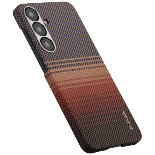Samsung Galaxy S25 PITAKA Moonrise Tactile Woven MagSafe puzdro západ slnka - 3