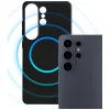 Samsung Galaxy S26 Ultra tok, 3MK Hardy MagSilicone fekete tok thumbnail