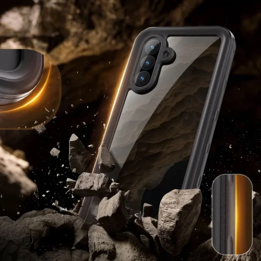 Samsung Galaxy A56 puzdro Shellbox vodotesné čierne puzdro - 4