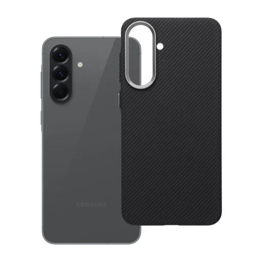 Samsung Galaxy A56 puzdro Kevlar kompatibilné s MagSafe čierne puzdro - 7