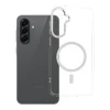 Samsung Galaxy A56 puzdro FRAME CLEAR HYBRID MAG COVER kompatibilné s MagSafe, priehľadné thumbnail
