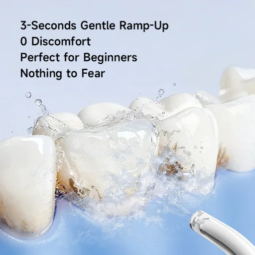 Deerma - Ústna sprcha (CY01) - s 3 režimami čistenia, odnímateľná nádržka, 240ml, 140PSI, USB-C, IPX7 - biela - 5