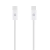 OBAL:ME Superrýchly USB-C/USB-C pletený kábel 100W 1m biely thumbnail