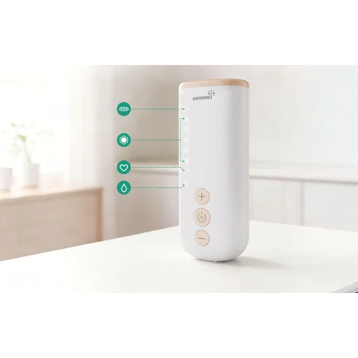 Grownsy odsávačka mlieka ružová (EBP08) - 4