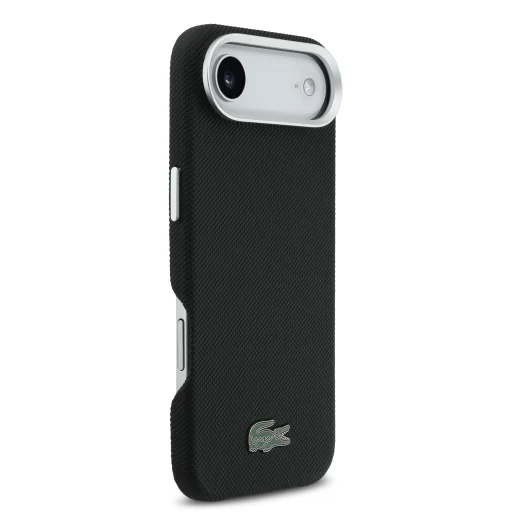 Lacoste Ikonikus Petit Pique Fém Logós MagSafe tok iPhone 17 Air feketére - 4