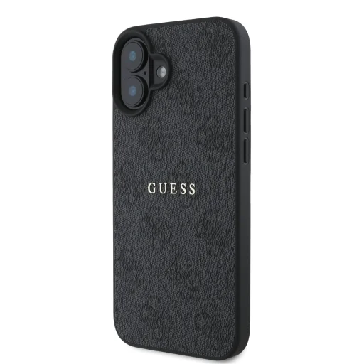 Guess PU 4G Classic Logo MagSafe tok iPhone 16 Plus-hoz fekete tok - 2