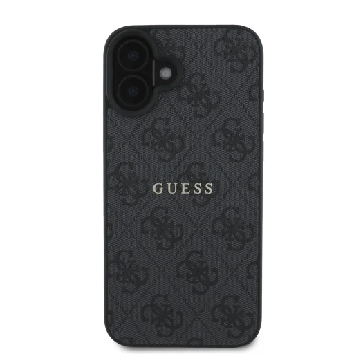 Guess PU 4G Classic Logo MagSafe puzdro pre iPhone 16 Plus čierne puzdro - 3