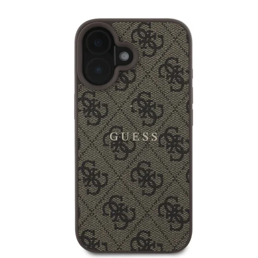 Guess PU 4G Classic Logo MagSafe tok iPhone 16 Plus Barna tok - 3