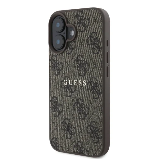Guess PU 4G Classic Logo MagSafe puzdro iPhone 16 Plus hnedé puzdro - 2