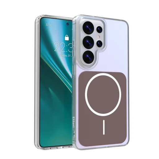 Puzdro na Samsung Galaxy S26 Ultra Etteri Hidden Pearl hnedé - 1