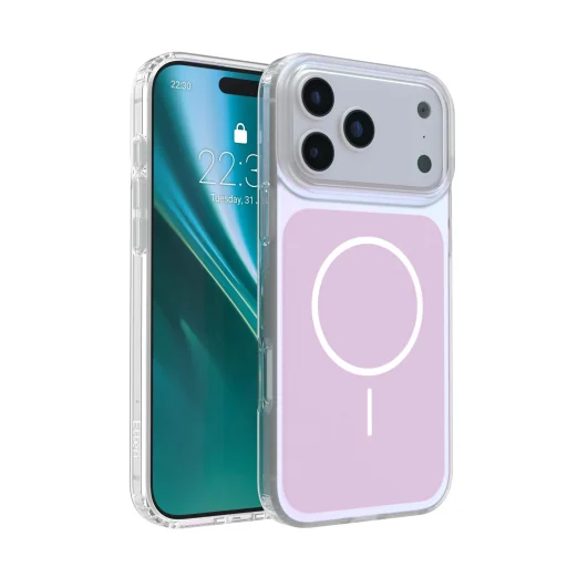 Puzdro na iPhone 17 Pro Max, Etteri Hidden Pearl, ružové - 1