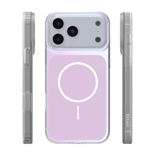 Puzdro na iPhone 17 Pro Max, Etteri Hidden Pearl, ružové - 3