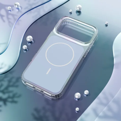 iPhone 17 Pro Max tok Etteri Hidden Pearl tok világoskék - 4