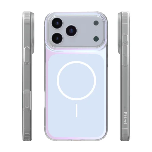 iPhone 17 Pro Max tok Etteri Hidden Pearl tok világoskék - 3