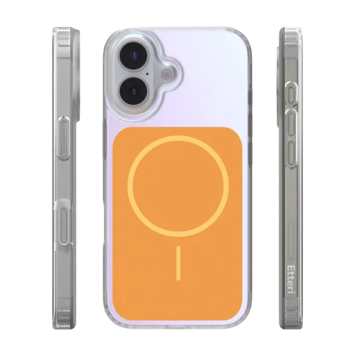 iPhone 17 Etteri puzdro Skrytá perla oranžové - 3