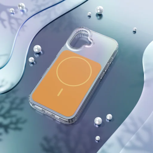 iPhone 17 Etteri puzdro Skrytá perla oranžové - 4