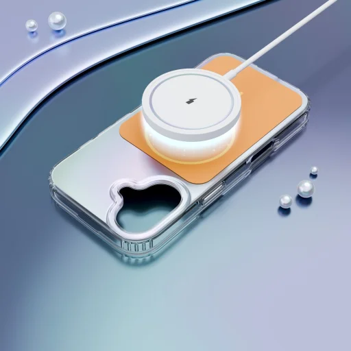 iPhone 17 Etteri puzdro Skrytá perla oranžové - 6