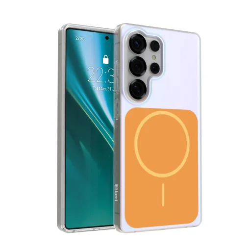 Samsung Galaxy S25 Ultra Etteri Hidden Pearl tok narancs - 1