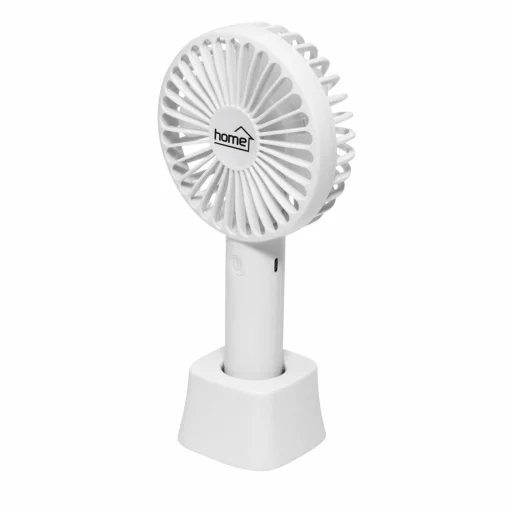 HOME HF9C ručný ventilátor, akumulátorový, výkon 4 W, 3 rýchlosti, priemer lopatiek 9 cm - 1