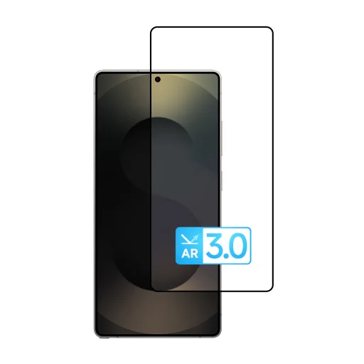 Tvrdené sklo Tel Protect 10X AR 3.0 Antireflexné Titánové na Samsung Galaxy S25 Ultra (obálka) - 2